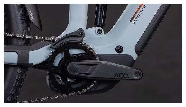 Cube Stereo Hybrid One44 Pro 800 vollgefedertes Elektro-Mountainbike, 12 V, 800 Wh, Bosch-Motor, 100 Nm, 29", Vulcan Blau/Grau 2026