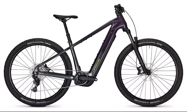 Focus Jarifa² 6.7 Hardtail-Elektro-Mountainbike, Shimano Cues 9-Gang-Schaltung, 540 Wh, 29", Lila/Schwarz, 2026
