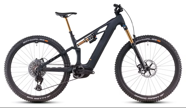 Cube Stereo Hybrid One44 HPC AT 800 vollgefedertes Elektro-Mountainbike, 12 V, 800 Wh, Bosch-Motor, 100 Nm, 27,5"-Räder, 2025