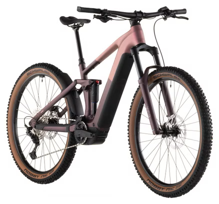 Cube Stereo Hybrid One44 Pro 800 vollgefedertes Elektro-Mountainbike, 12 V, 800 Wh, Bosch, 100 Nm, 29", Shift Blush Raisin Pink 2026
