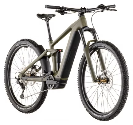 Cube Stereo Hybrid One44 Pro 800 vollgefedertes Elektro-Mountainbike, 12 V, 800 Wh, Bosch, 100 Nm, 29", Dusty Olive Green 2026