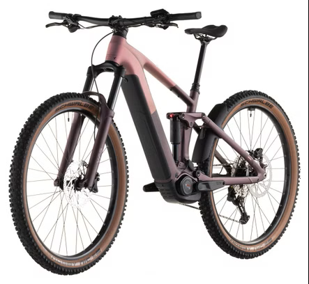 Cube Stereo Hybrid One44 Pro 800 vollgefedertes Elektro-Mountainbike, 12 V, 800 Wh, Bosch, 100 Nm, 29", Shift Blush Raisin Pink 2026