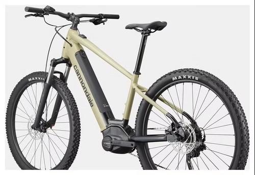 Cannondale Trail Neo 4 Hardtail-Elektro-Mountainbike, 9-Gang, 500 Wh, Bosch-Motor, 65 Nm, 29"-Räder, Beige