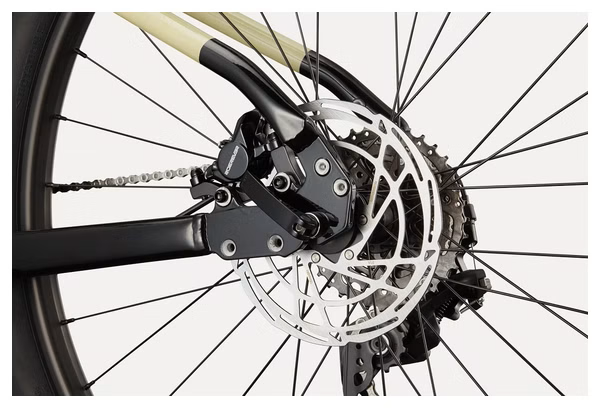 Cannondale Trail Neo 4 Hardtail-Elektro-Mountainbike, 9-Gang, 500 Wh, Bosch-Motor, 65 Nm, 29"-Räder, Beige