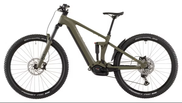 Cube Stereo Hybrid One44 Pro 800 vollgefedertes Elektro-Mountainbike, 12 V, 800 Wh, Bosch, 100 Nm, 29", Dusty Olive Green 2026