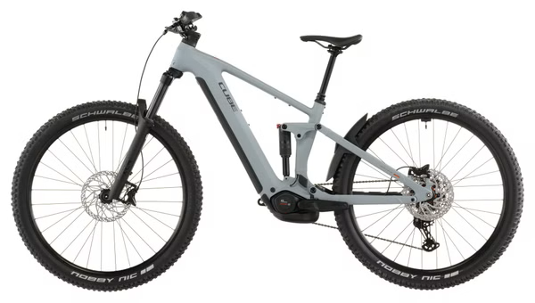 Cube Stereo Hybrid One44 Pro 800 vollgefedertes Elektro-Mountainbike, 12 V, 800 Wh, Bosch-Motor, 100 Nm, 29", Vulcan Blau/Grau 2026