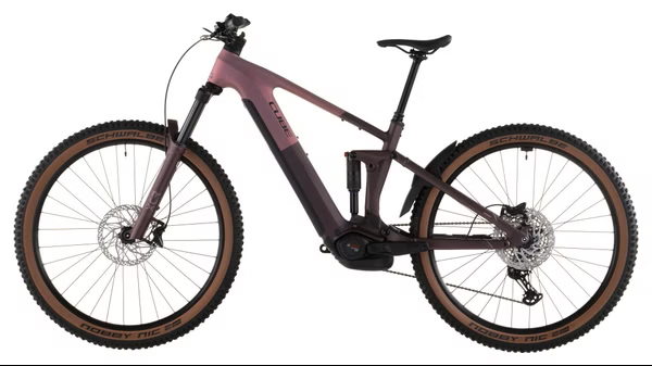 Cube Stereo Hybrid One44 Pro 800 vollgefedertes Elektro-Mountainbike, 12 V, 800 Wh, Bosch, 100 Nm, 29", Shift Blush Raisin Pink 2026