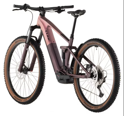 Cube Stereo Hybrid One44 Pro 800 vollgefedertes Elektro-Mountainbike, 12 V, 800 Wh, Bosch, 100 Nm, 29", Shift Blush Raisin Pink 2026