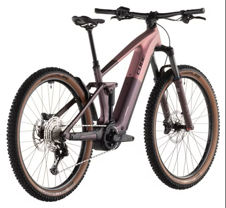 Cube Stereo Hybrid One44 Pro 800 vollgefedertes Elektro-Mountainbike, 12 V, 800 Wh, Bosch, 100 Nm, 29", Shift Blush Raisin Pink 2026