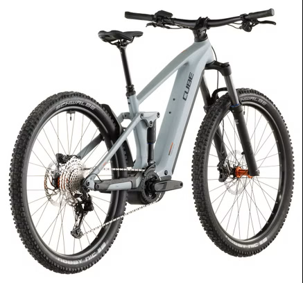 Cube Stereo Hybrid One44 Pro 800 vollgefedertes Elektro-Mountainbike, 12 V, 800 Wh, Bosch-Motor, 100 Nm, 29", Vulcan Blau/Grau 2026