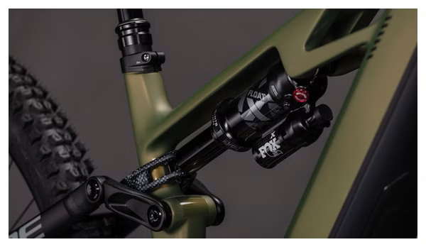 Cube Stereo Hybrid One44 HPC TM 800 12V 800Wh Bosch 100Nm 29'' Reed Matrix Green 2026 Full Suspension Electric Mountain Bike