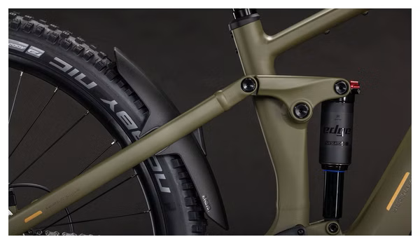Cube Stereo Hybrid One44 Pro 800 vollgefedertes Elektro-Mountainbike, 12 V, 800 Wh, Bosch, 100 Nm, 29", Dusty Olive Green 2026