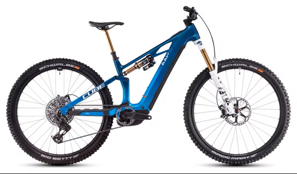 Cube Stereo Hybrid One44 HPC AT 800 vollgefedertes Elektro-Mountainbike, 12 V, 800 Wh, Bosch-Motor, 100 Nm, 27,5"-Räder, 2025